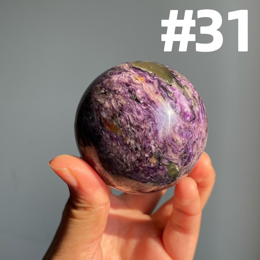 Charoite Sphere