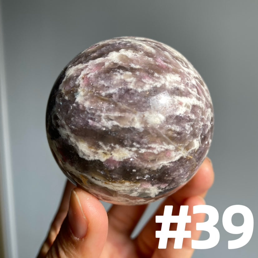 Pink Tourmaline Sphere