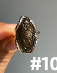 Genuine Moldavite Rings