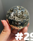 Pyrite Druzy Sphere