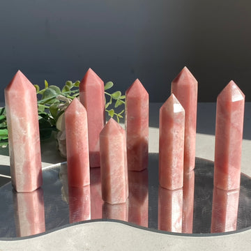 Pink Opal Small Towers