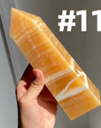 Orange Calcite Big Towers