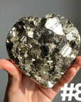 AAA Grade Pyrite Heart