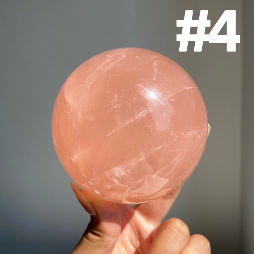 Rose Quartz Big Spheres