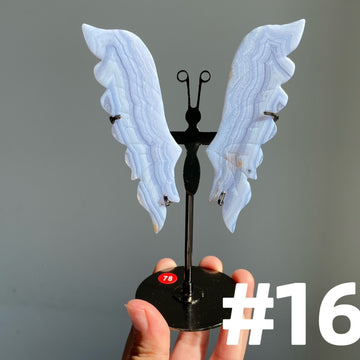 Blue Lace Agate Butterfly