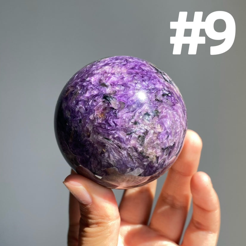 Charoite Sphere