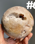 Flower Agate Big Sphere