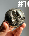 Pyrite Druzy Sphere