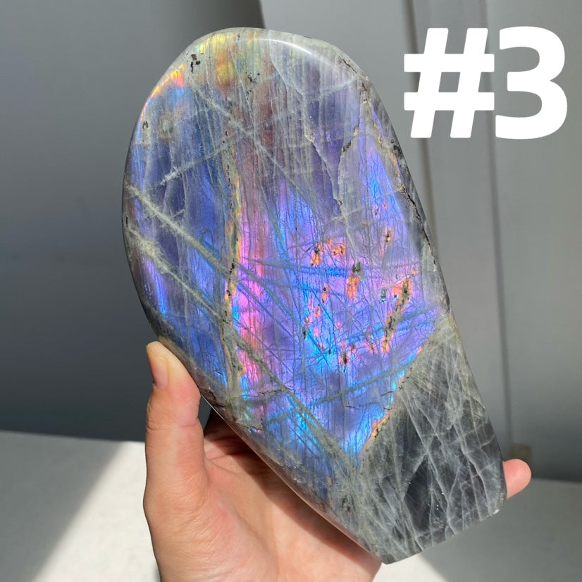 Purple Flash Labradorite Freeform