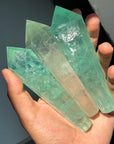 Baja Blast Fluorite Wand on stand