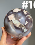 Flower Agate Big Sphere