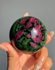 Ruby Zoisite Sphere