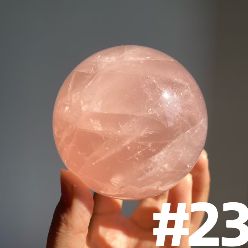 Rose Quartz Big Spheres