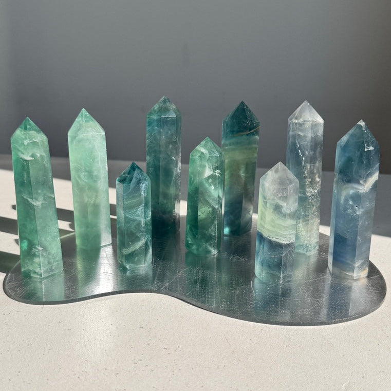 Green Fluorite Small Tower