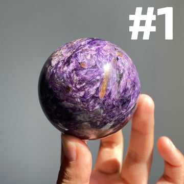 Charoite Sphere