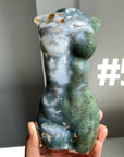 Large Moss Agate Lady Body