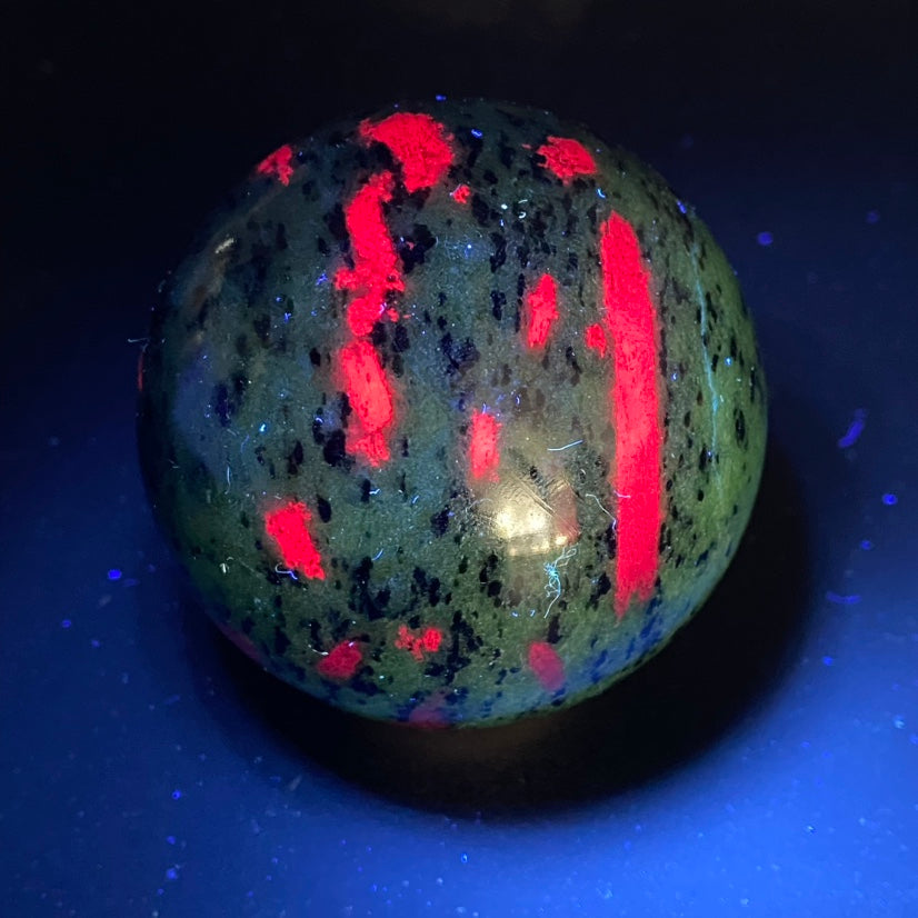 Ruby Zoisite Sphere