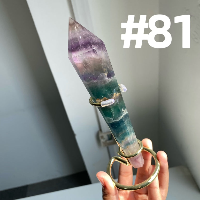 Fluorite Wand on stand