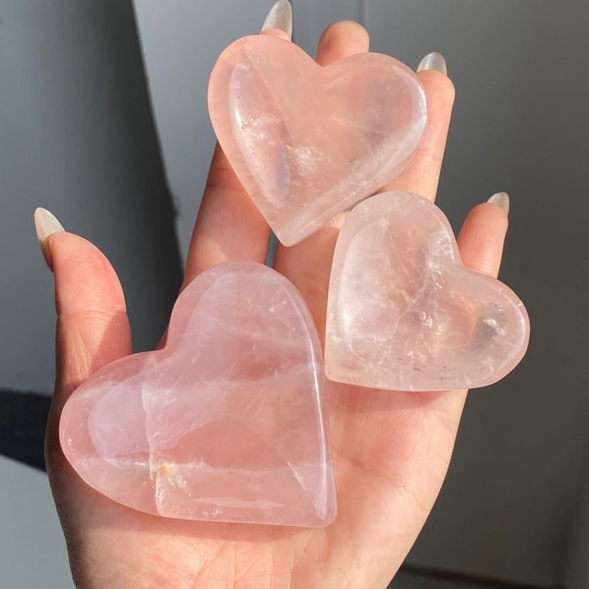 Rose Quartz Heart Tray