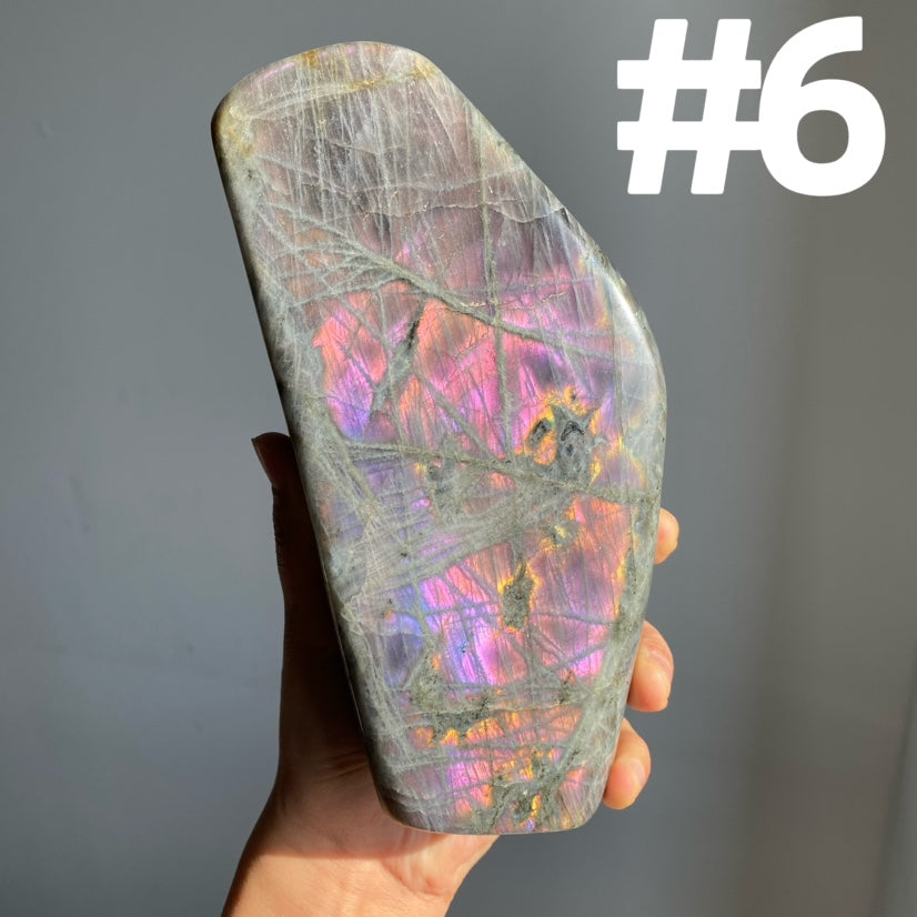 Purple Flash Labradorite Freeform