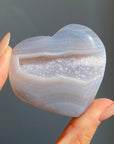 Druzy Agate Heart