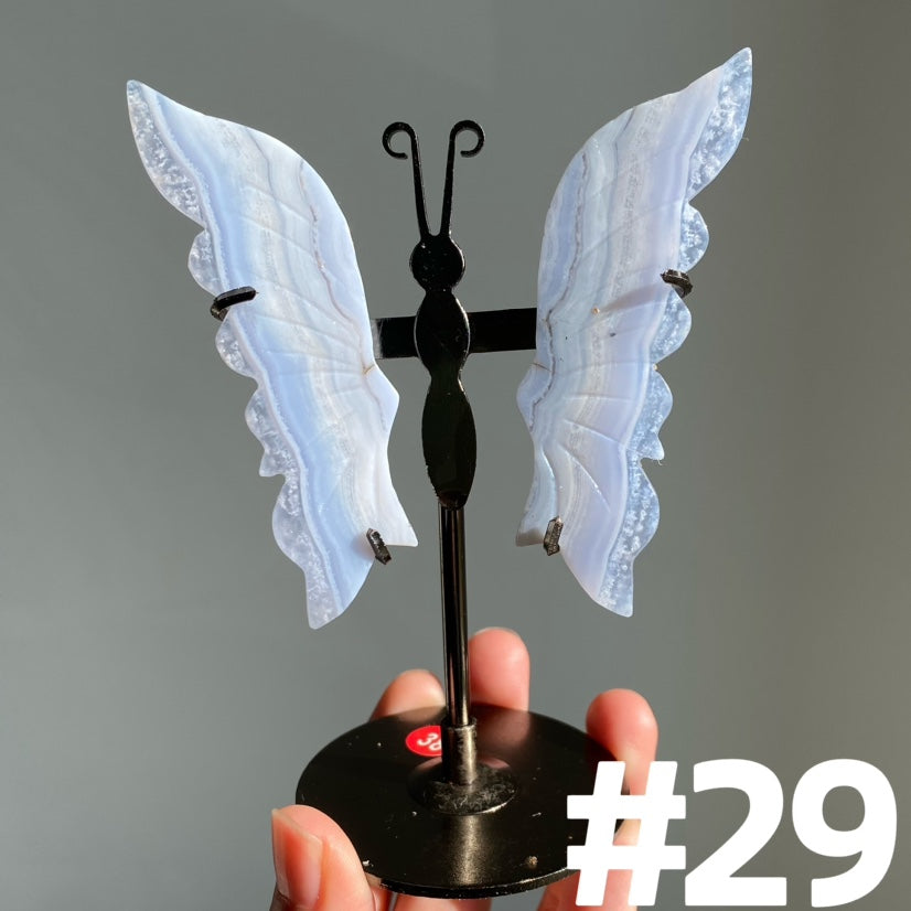 Blue Lace Agate Butterfly