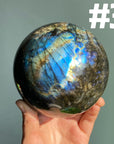 Big Labradorite Spheres