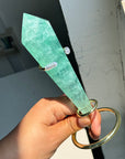 Baja Blast Fluorite Wand on stand