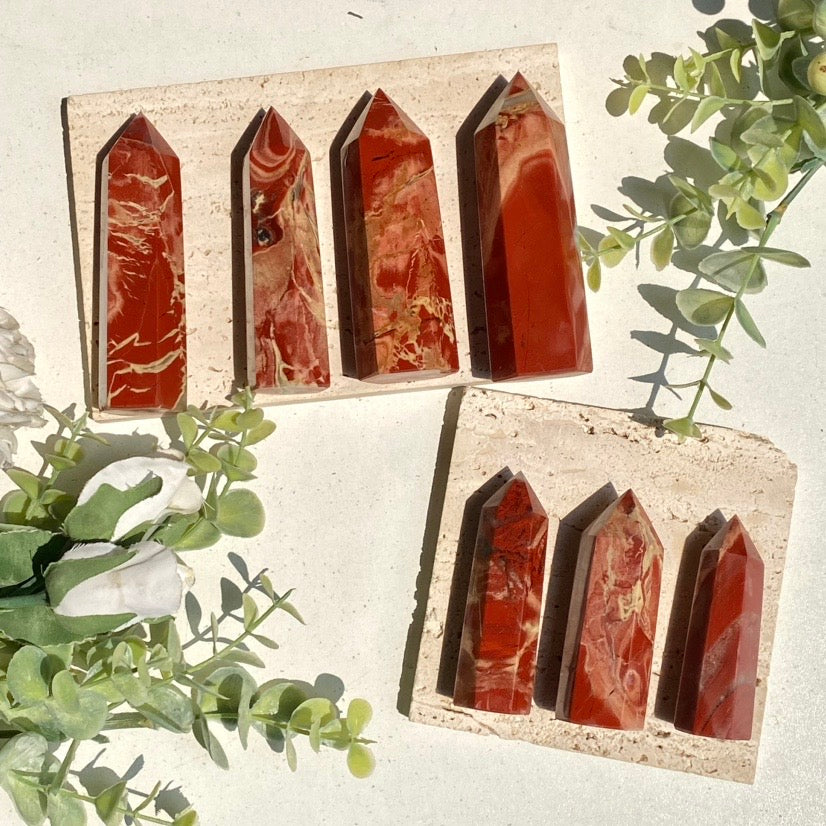 Red Jasper Small Towers