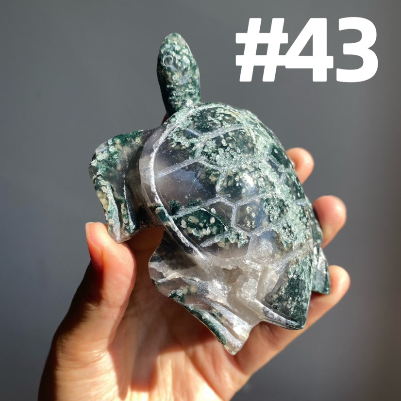 Moss Agate Turtle