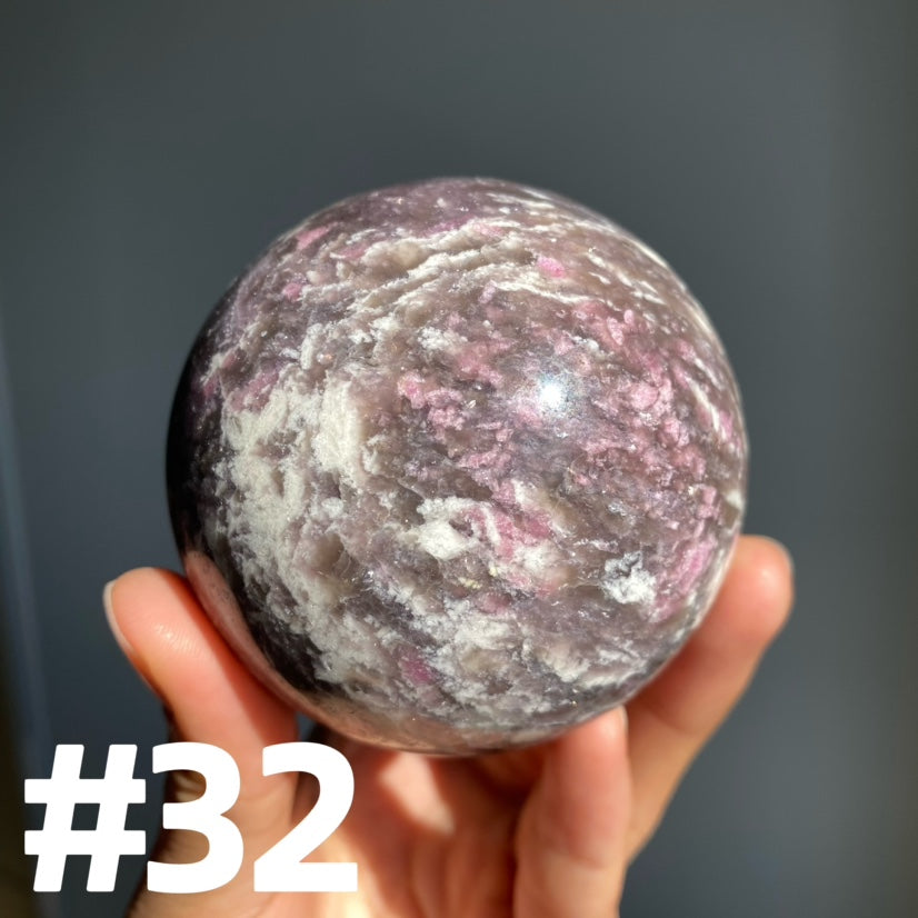 Pink Tourmaline Sphere