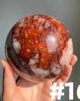 Fire Quartz Big Spheres