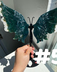 Moss Agate Big Butterfly Wings