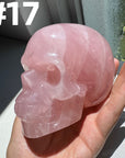 Rose Quartz Skulls