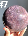 Lepidolite Big Sphere