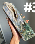 Big Moss Agate Tower