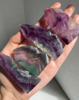 Half Raw Fluorite Tower