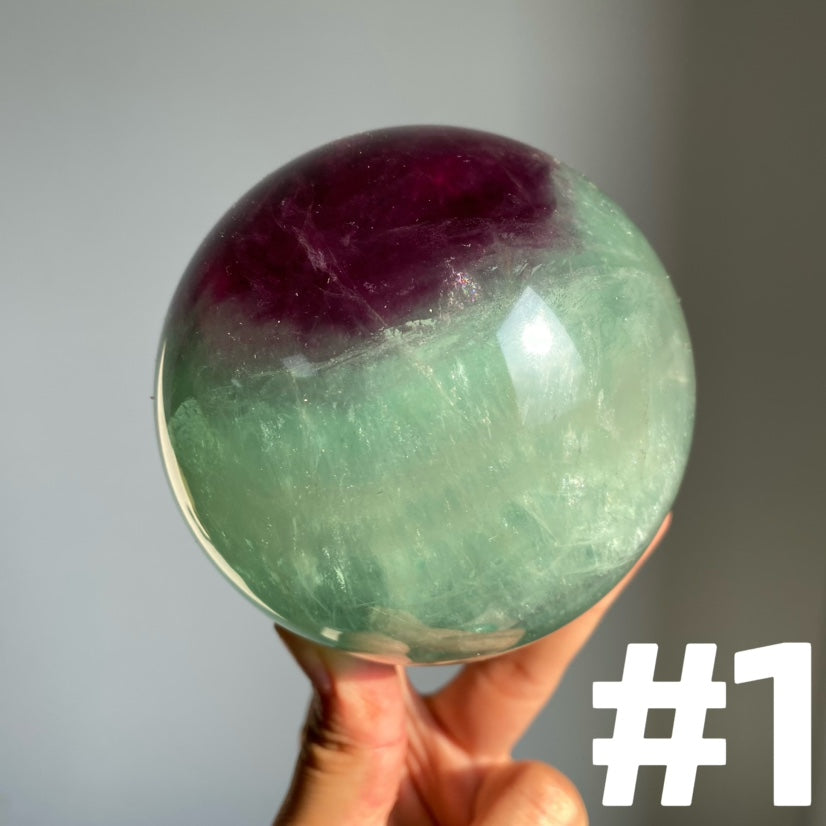 Baja Blast Fluorite Large Sphere