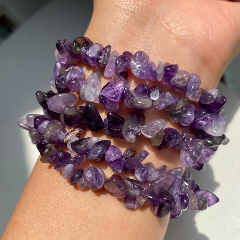 Crystal Chips Bracelets