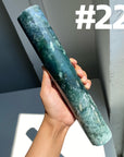 Moss Agate Big Cylinder (imperfect)