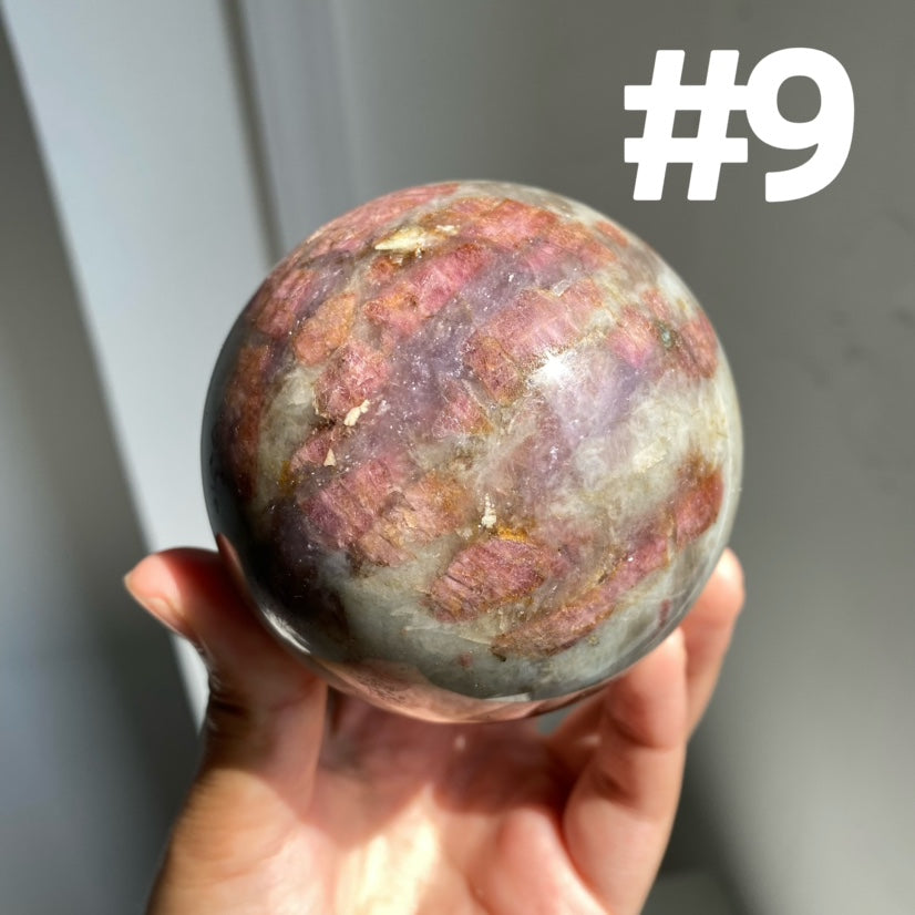 Pink Tourmaline Sphere