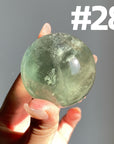 Apple Green Fluorite Sphere