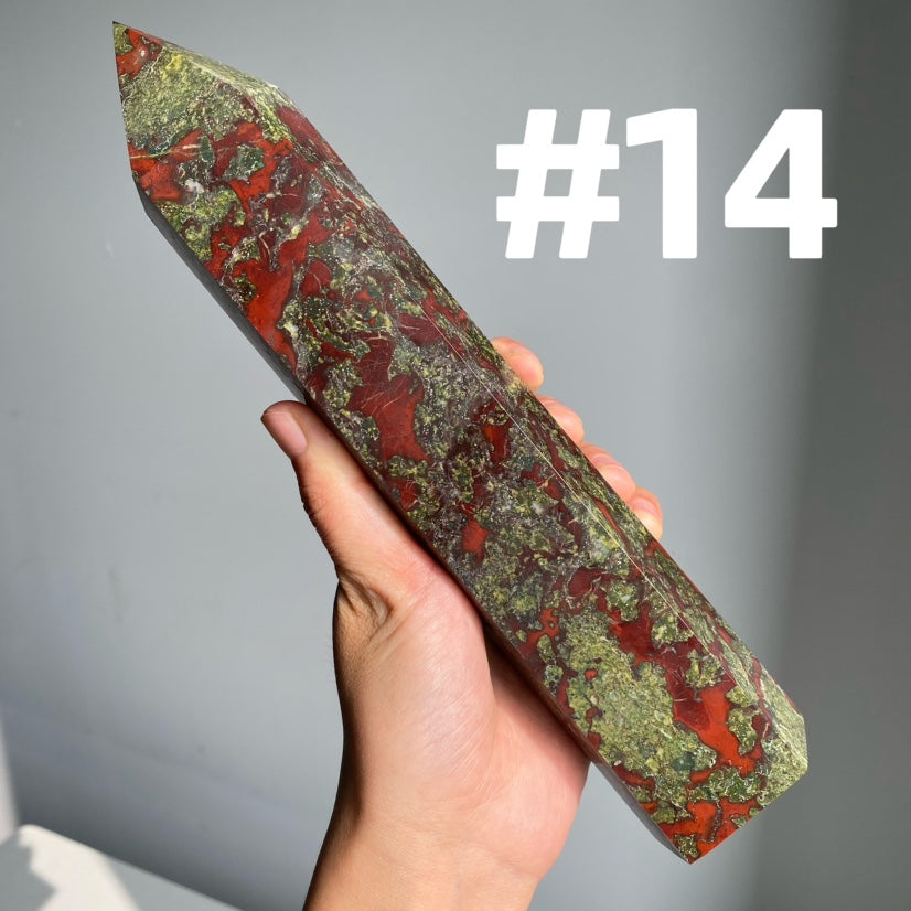 Dragon Blood Jasper Big Towers