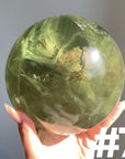 Apple Green Fluorite Sphere