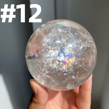 Rainbow Clear Quartz Sphere