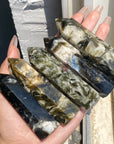 Green Mica Small Tower