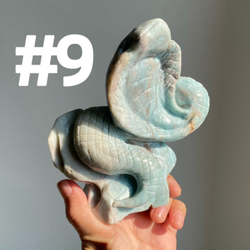 Sky Blue Quartz Snake