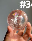 Rainbow Clear Quartz Sphere