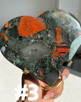 African Blood Stone Heart