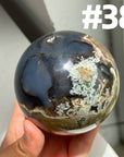 Volcano Agate Big Spheres (UV Reactive)